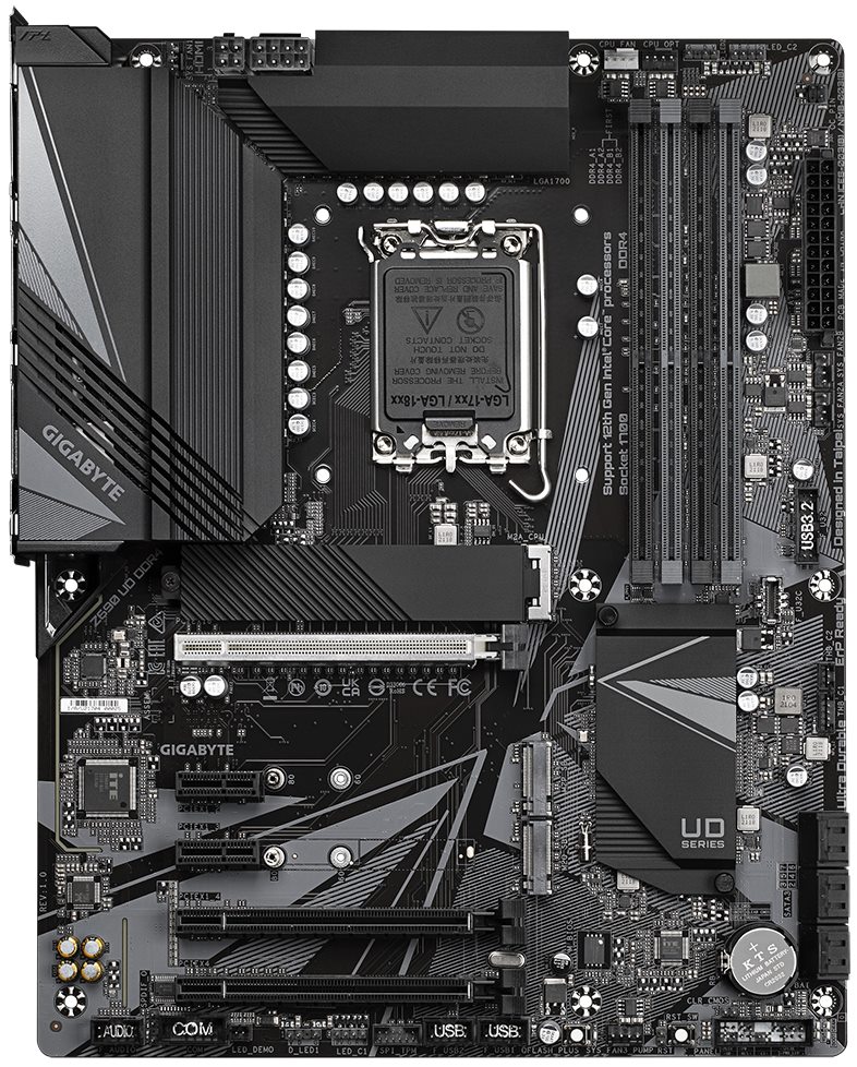 GIGABYTE Z690 UD DDR4 / LGA1700 / Intel Z690 / 4x DDR4 / 3x M.2 / HDMI / DP / USB-C / ATX